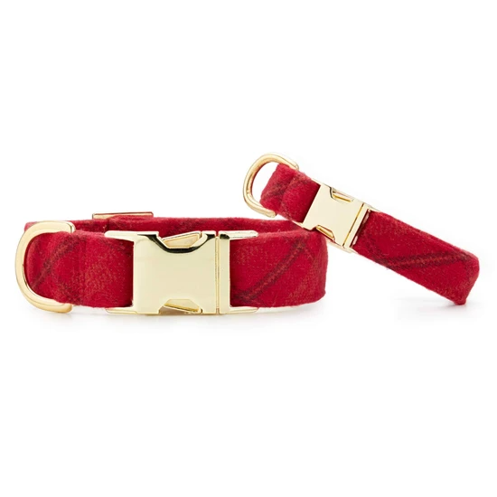 Aberdeen Plaid Flannel Dog Collar