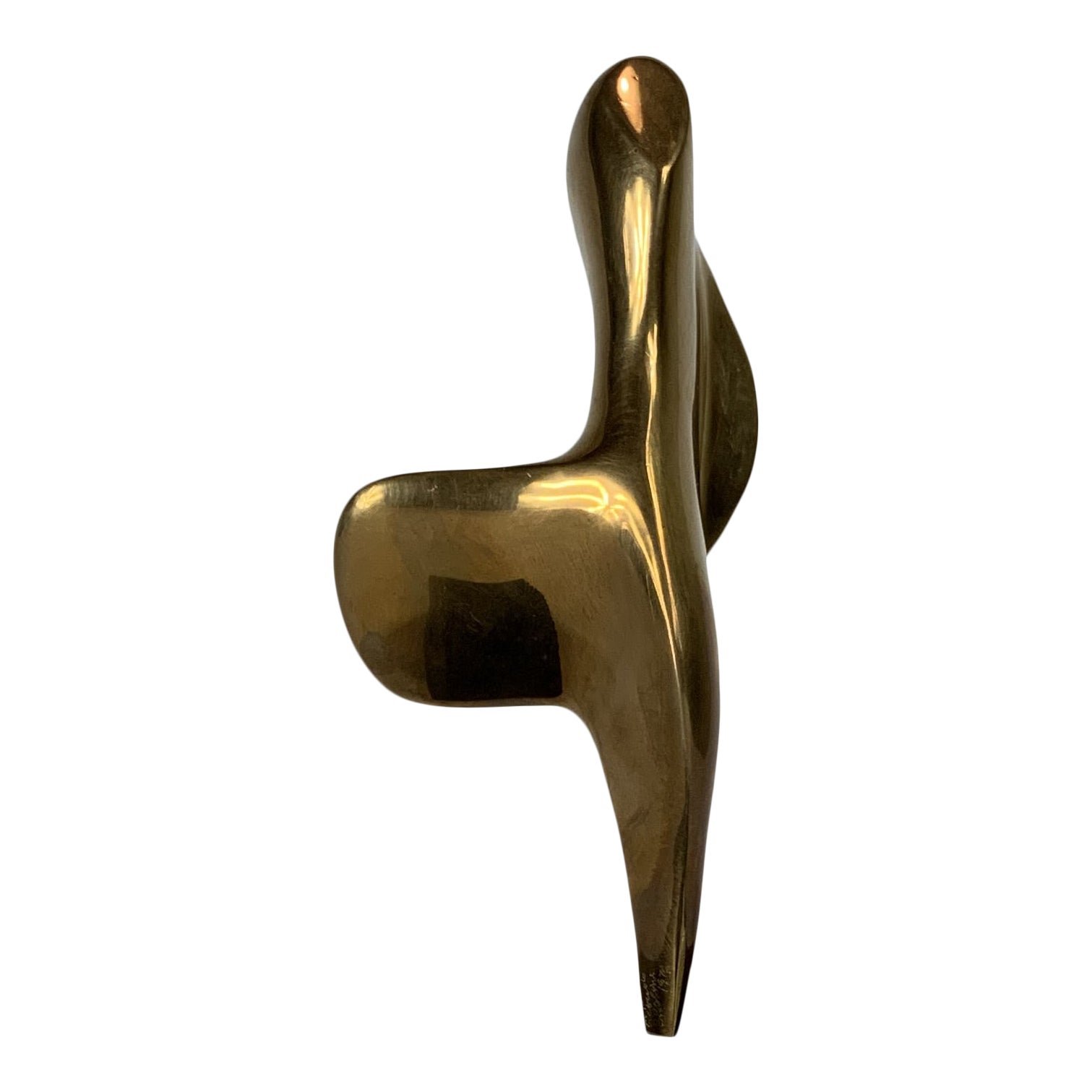 Mid 20th Century Abstract Bronze Sculpture by Alfred Burlini