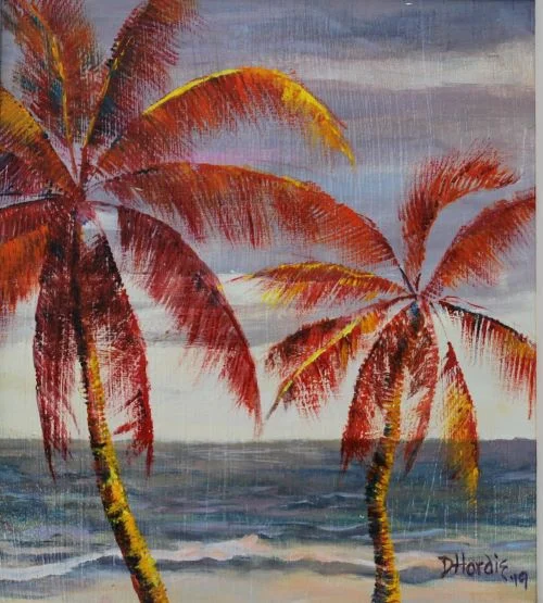  GOLDEN COCONUT TREES #2 