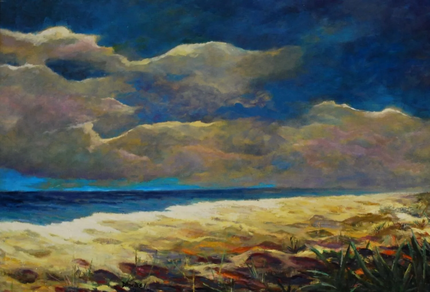  THE ATLANTIC OCEAN  OILS  24X36 