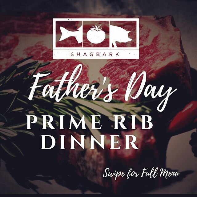 We are now offering our  FATHER&rsquo;S DAY PACKAGE for pickup on Saturday, June 20th only! Check out our menu and website and please consider us to provide the food for Dad&rsquo;s special Day! 
www.shagbarkrva.com 
We only have a limited number of 