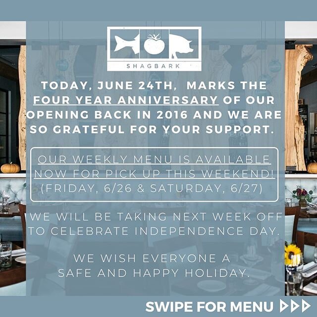 So hard to believe that we opened 4 years ago today!! Time flies when you are having fun! Thank you Richmond for all the support over the years and especially during this pandemic. This week we are offering non-contact curbside take away again on jus