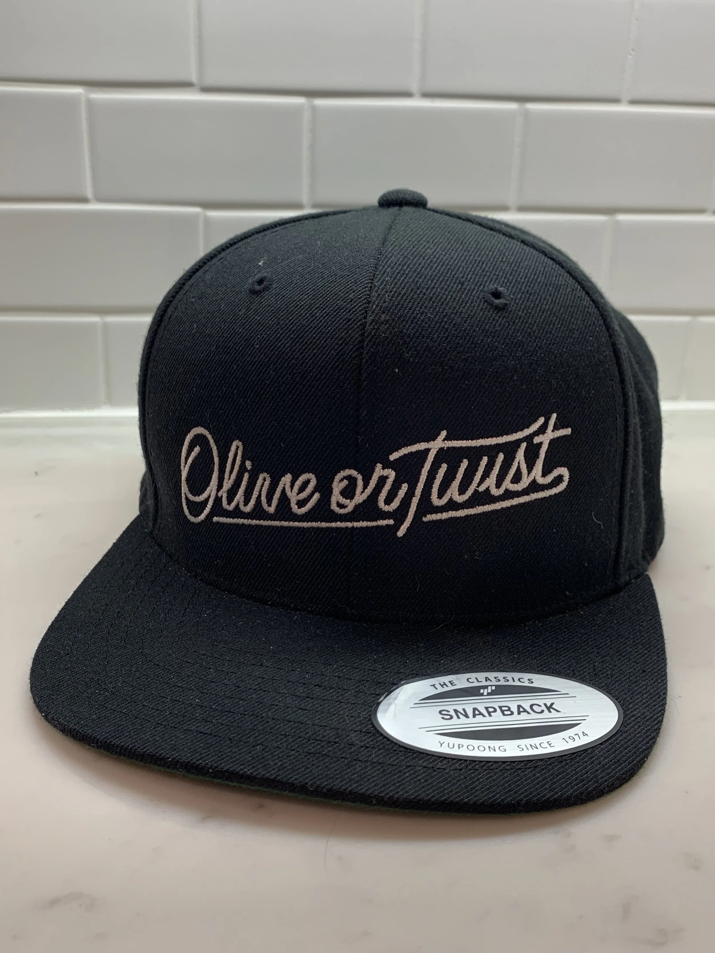 Olive or Twist Snapback Flat Bill
