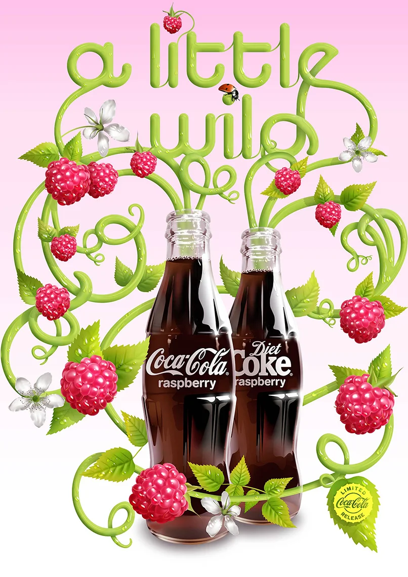 a little wild: raspberry Coke