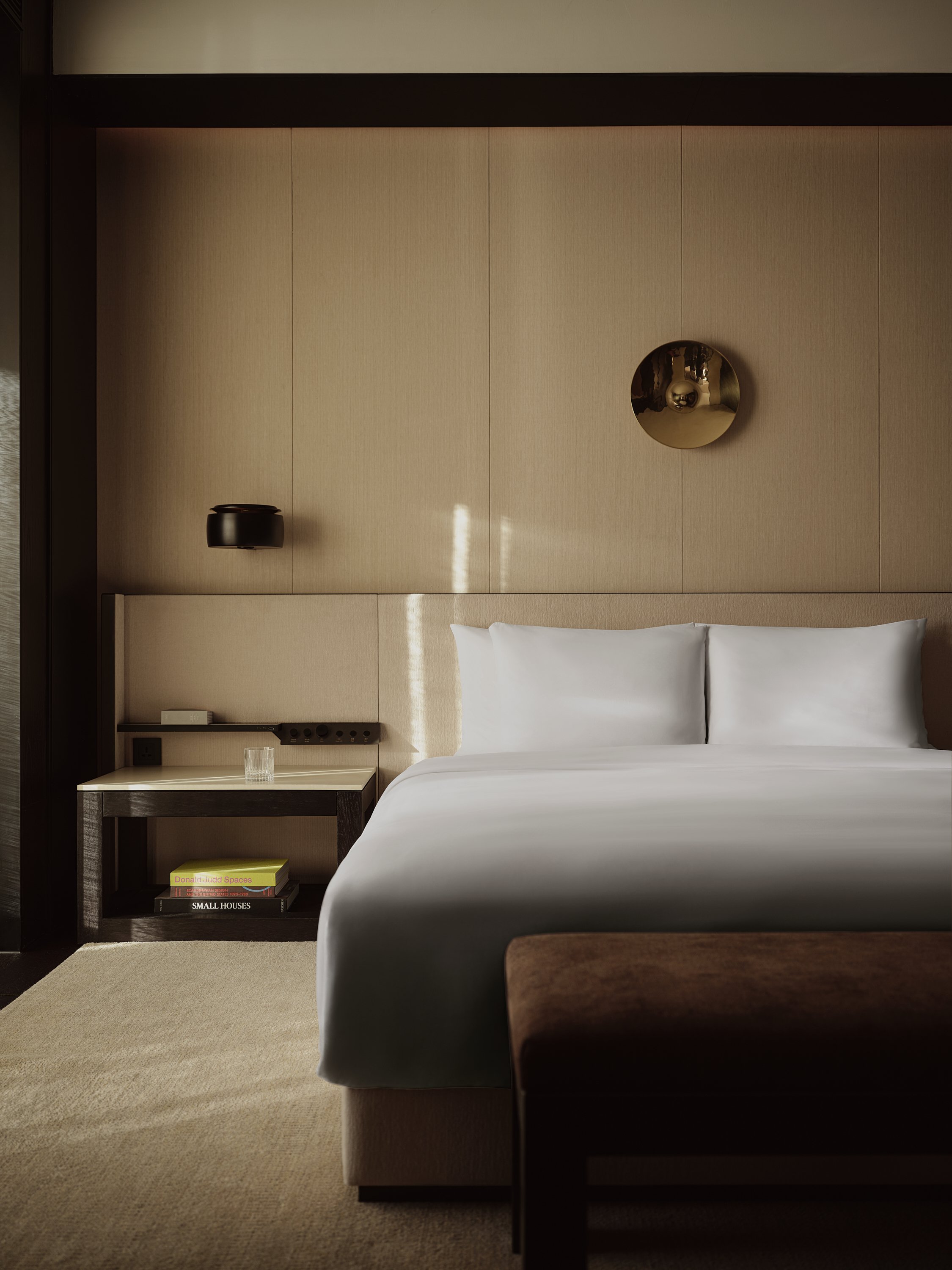 Serene guest room at The PuLi Hotel and Spa, Shanghai
