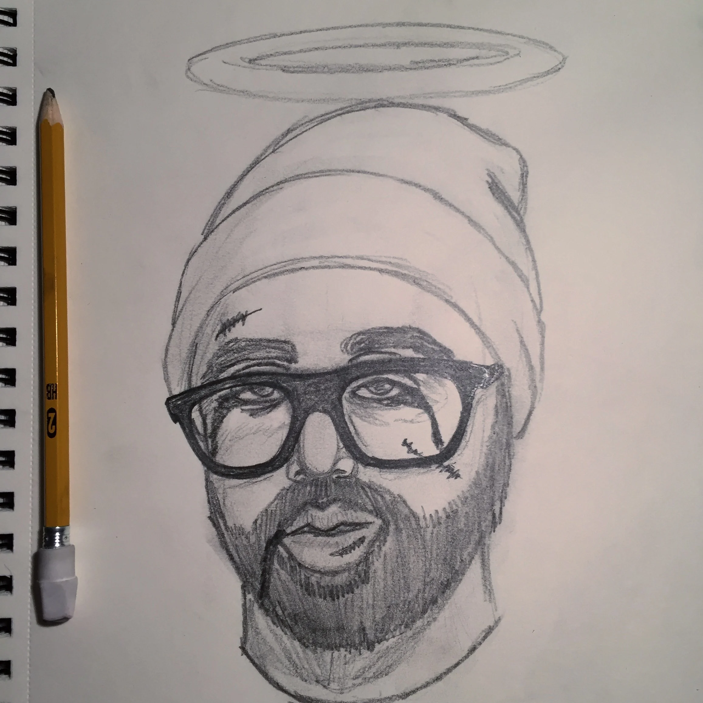 Mortal [2016] 9x11 in pencil sketch on paper