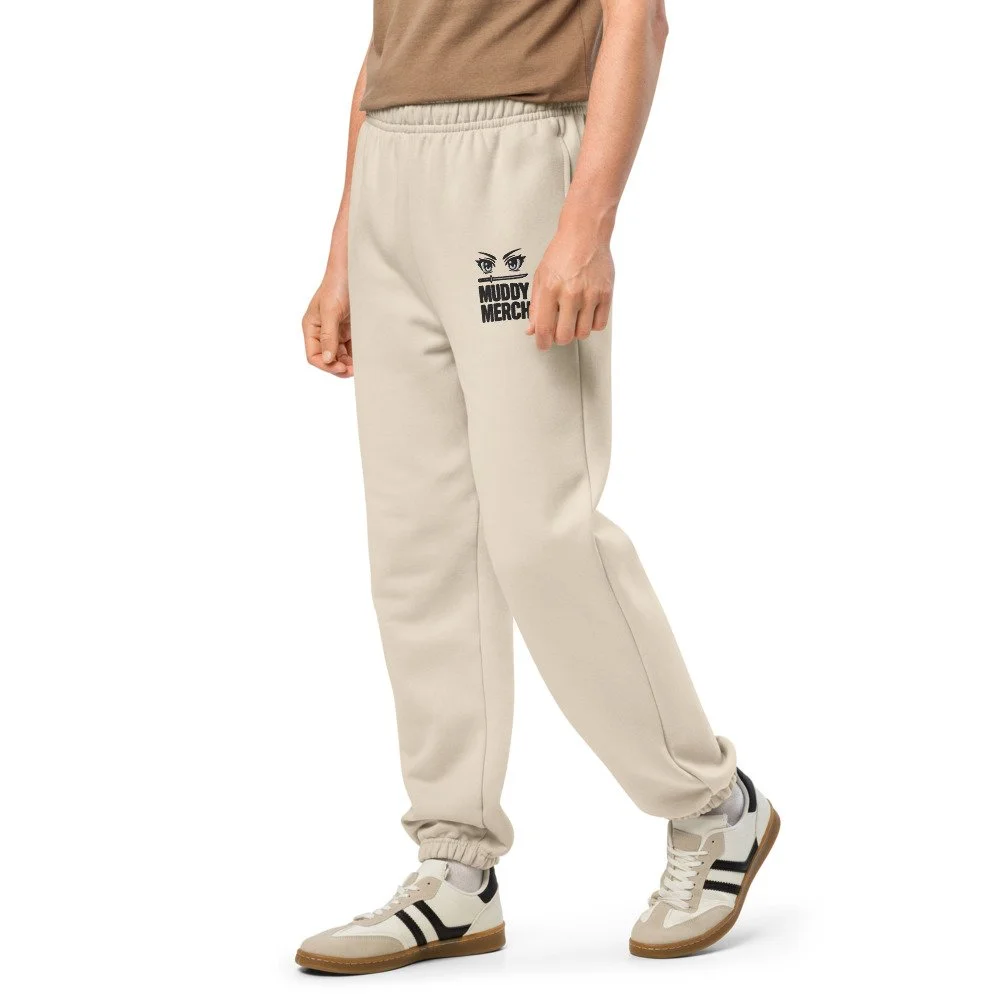 unisex-heavyweight-sweatpants-dust-left-front-68c6c97bb96e0.jpg