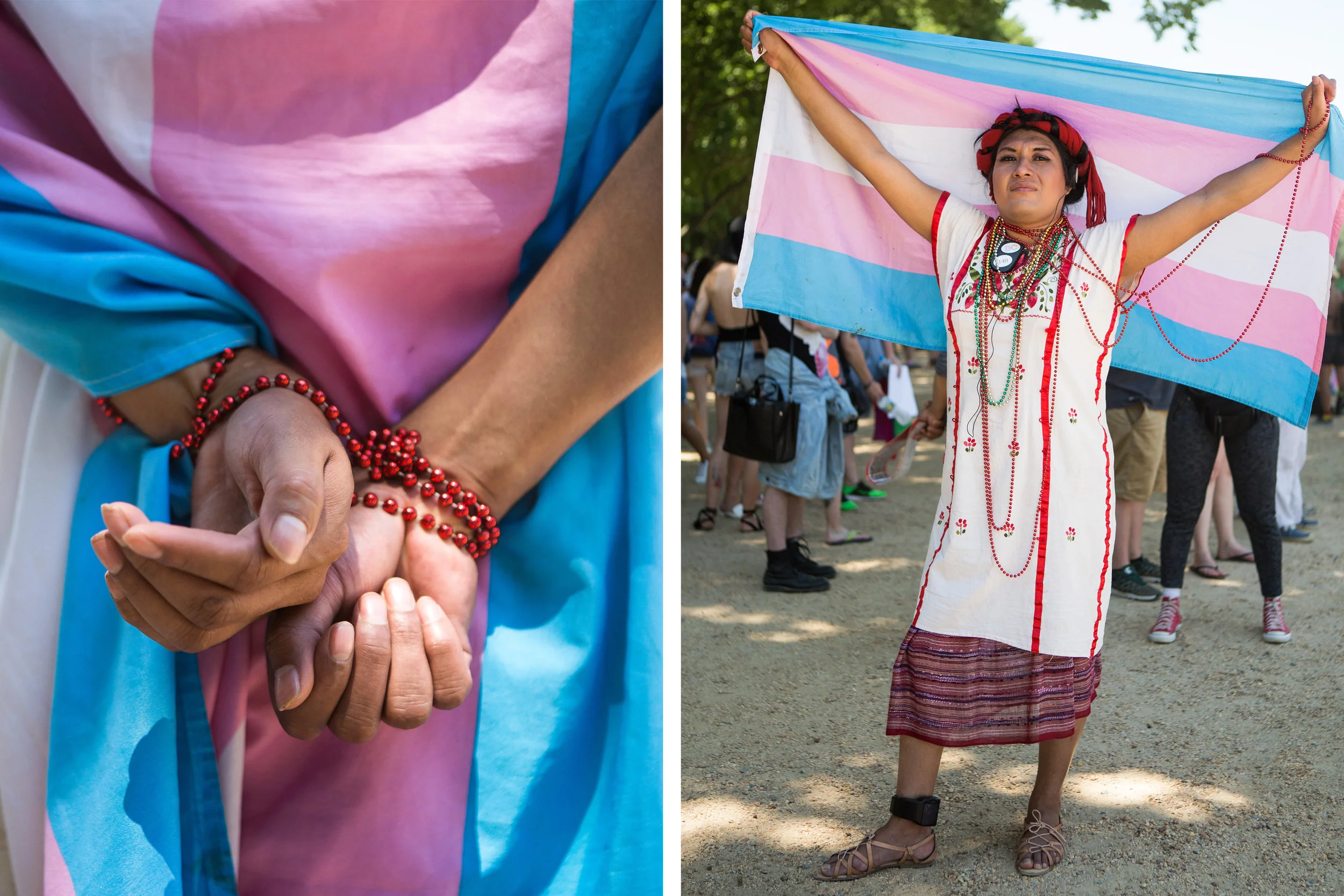 Estrellia Sanchez, a transgender woman from Atlanta. (Liam James Doyle/NPR)
