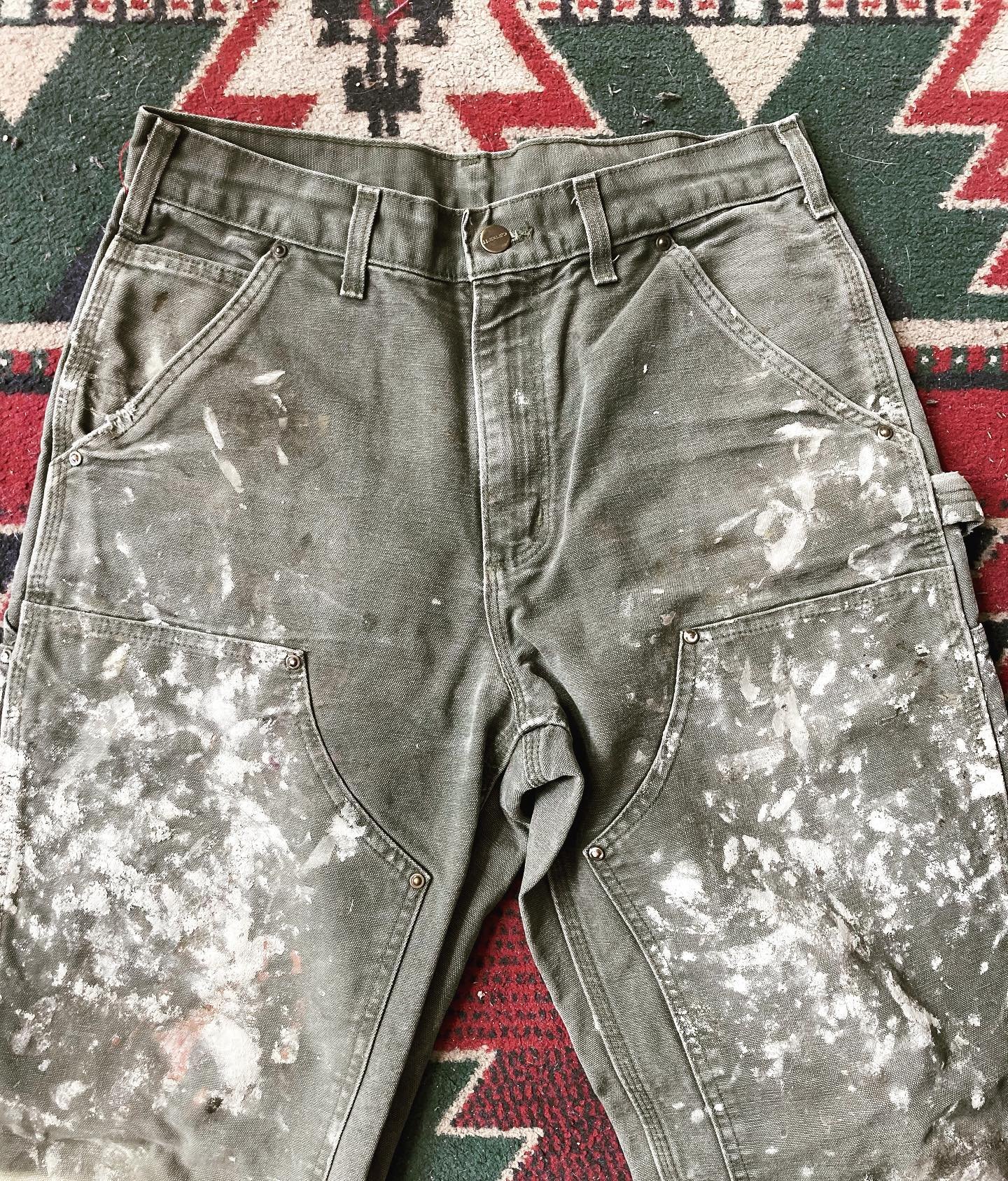 Just restocked. Tons of painter pants. All sizes. Remade and vintage. #carharttvintage