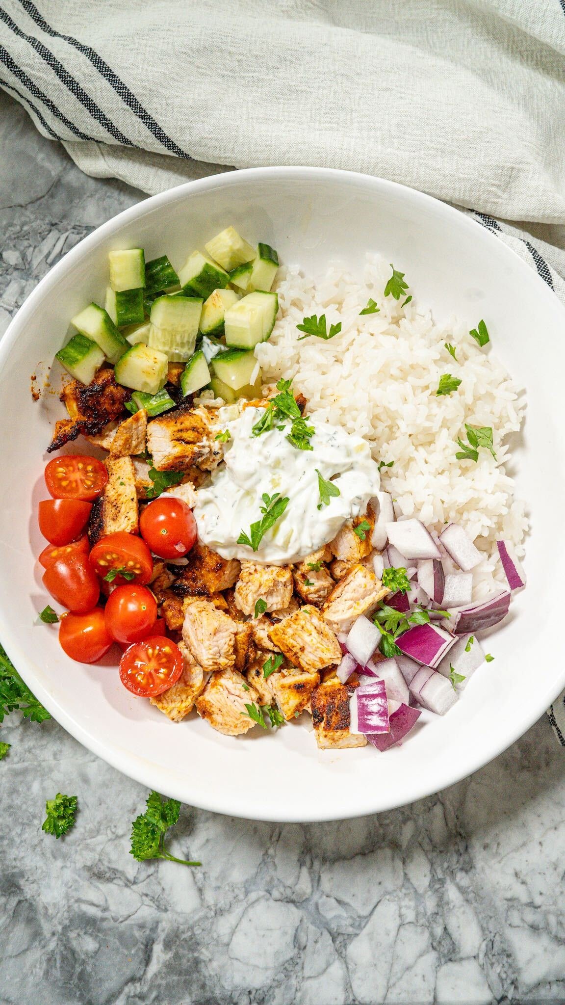 Greek Chicken Bowl — Black Iron Nutrition | Nutrition & Training Coaching