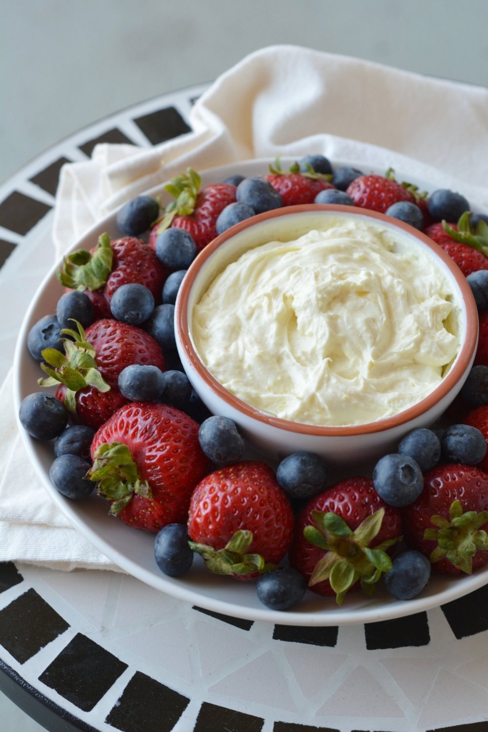 Vanilla Greek Yogurt Fruit Dip