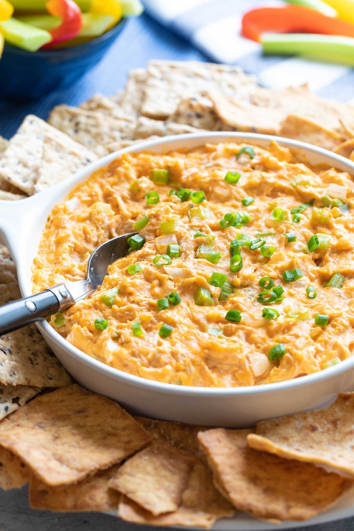 Healthy Buffalo Chicken Dip