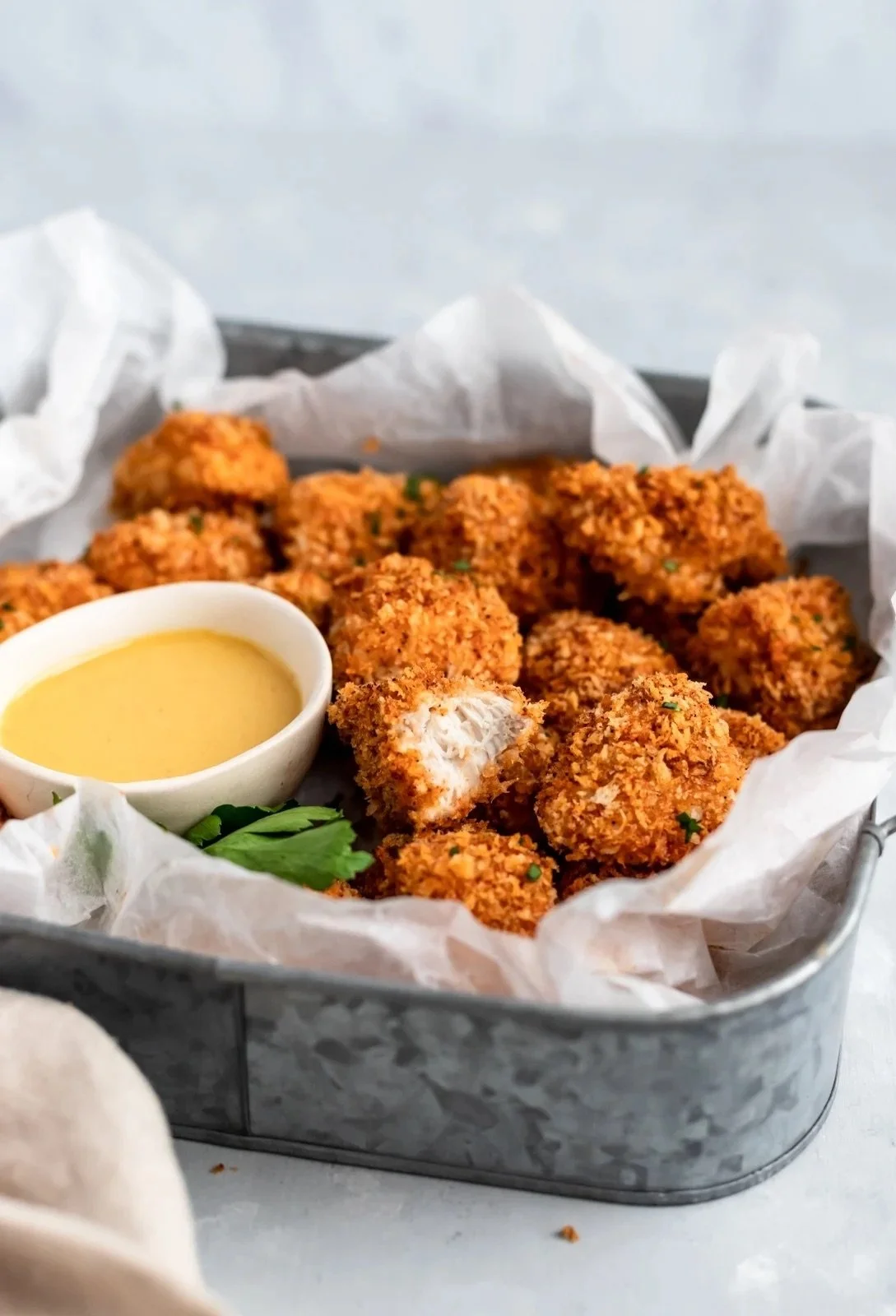 Crispy Baked Chicken Nuggets
