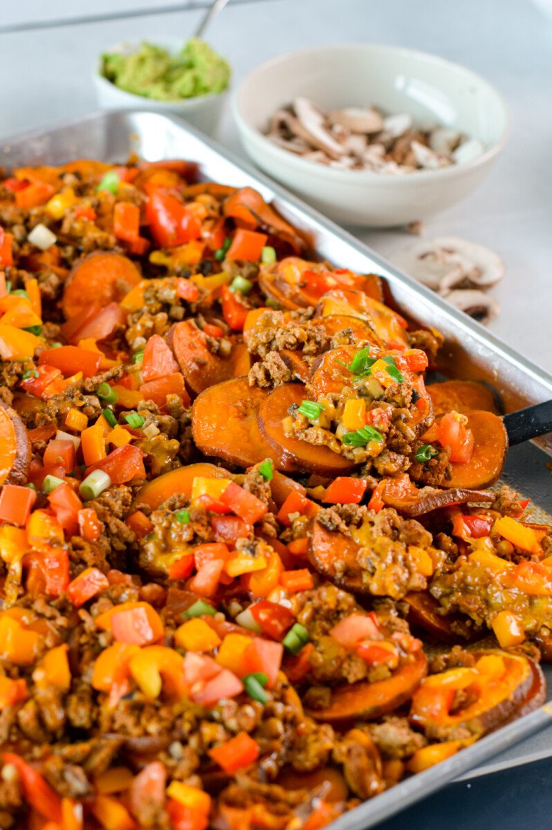 Loaded Sweet Potato Nachos
