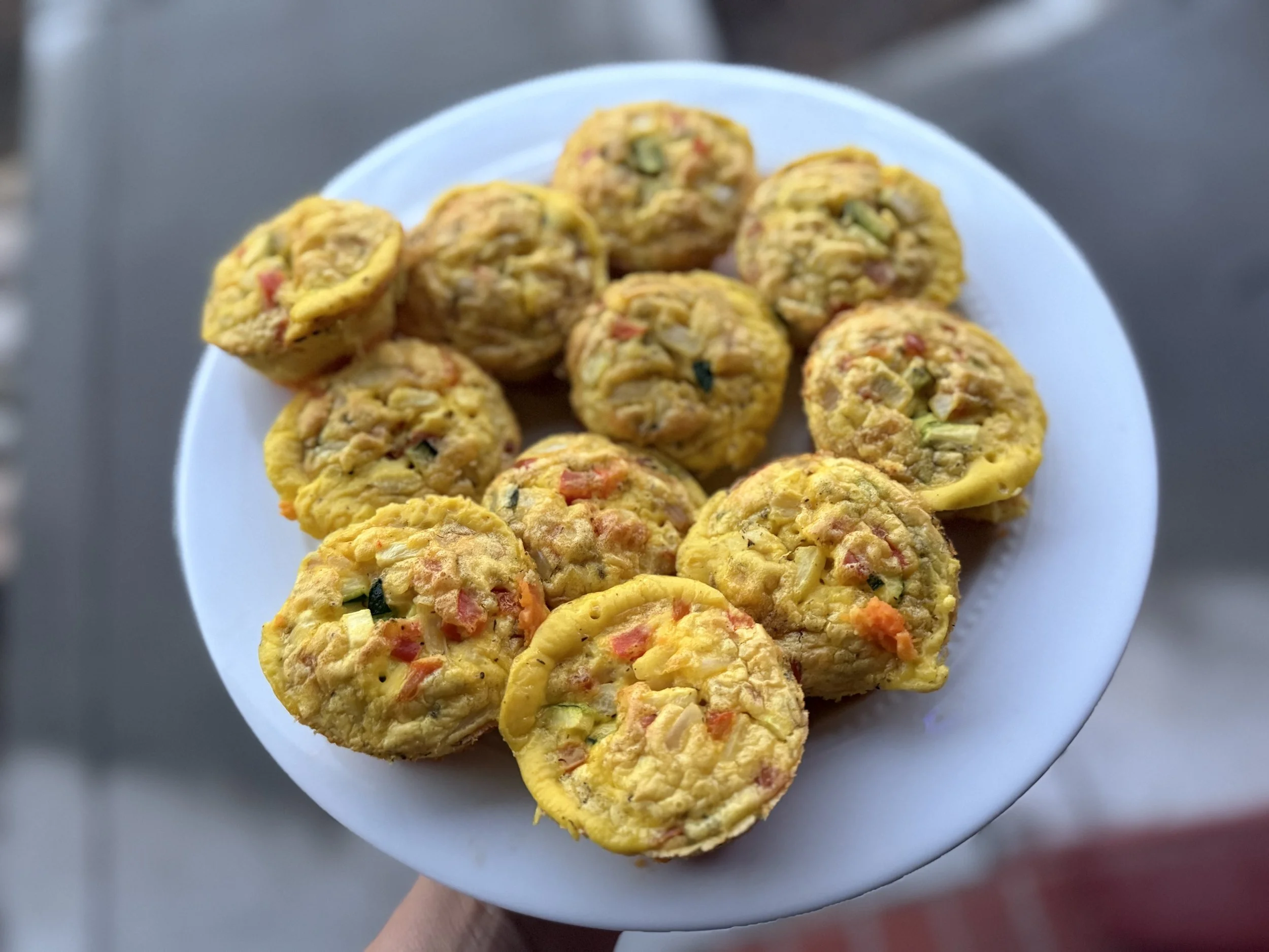 Sweet potato egg bites