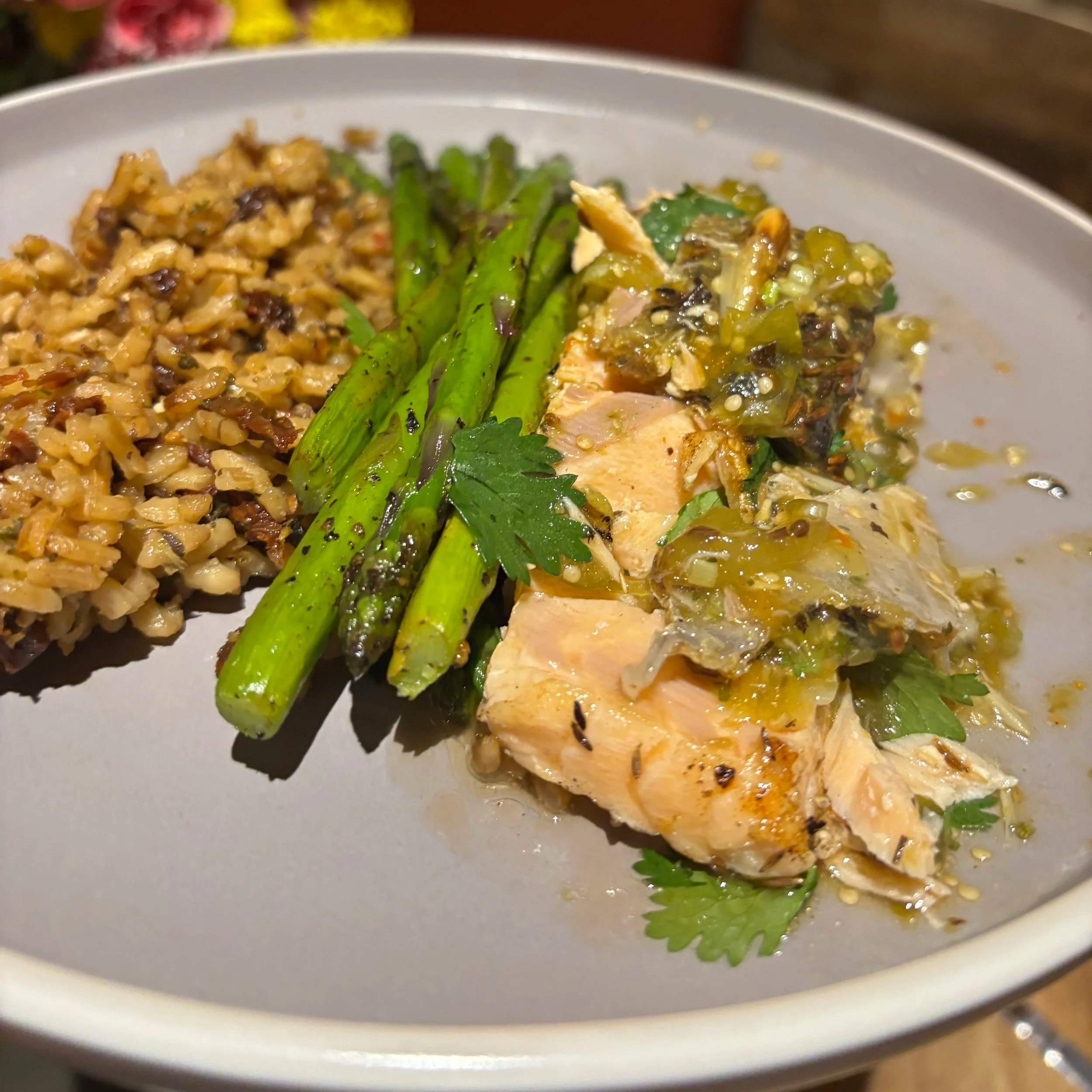Tomatillo Salmon