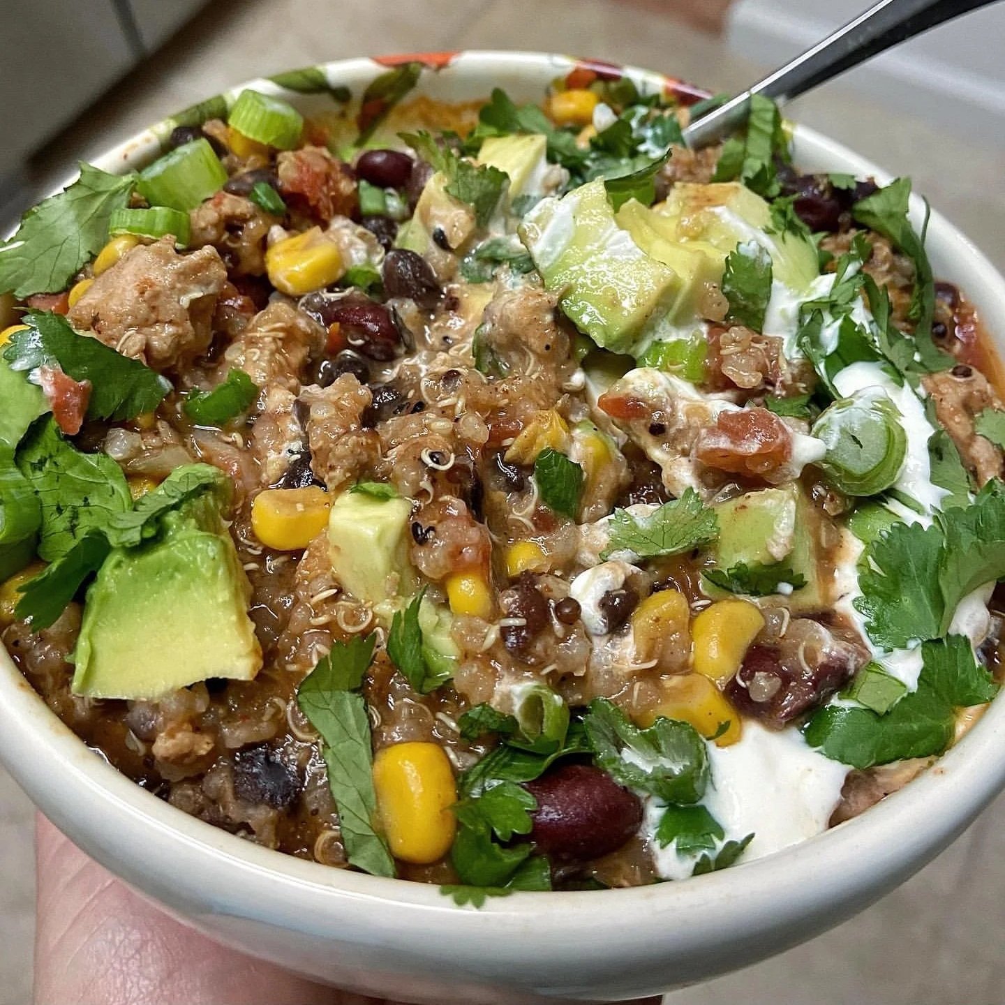 Instant Pot Chicken &amp; Quinoa Chili