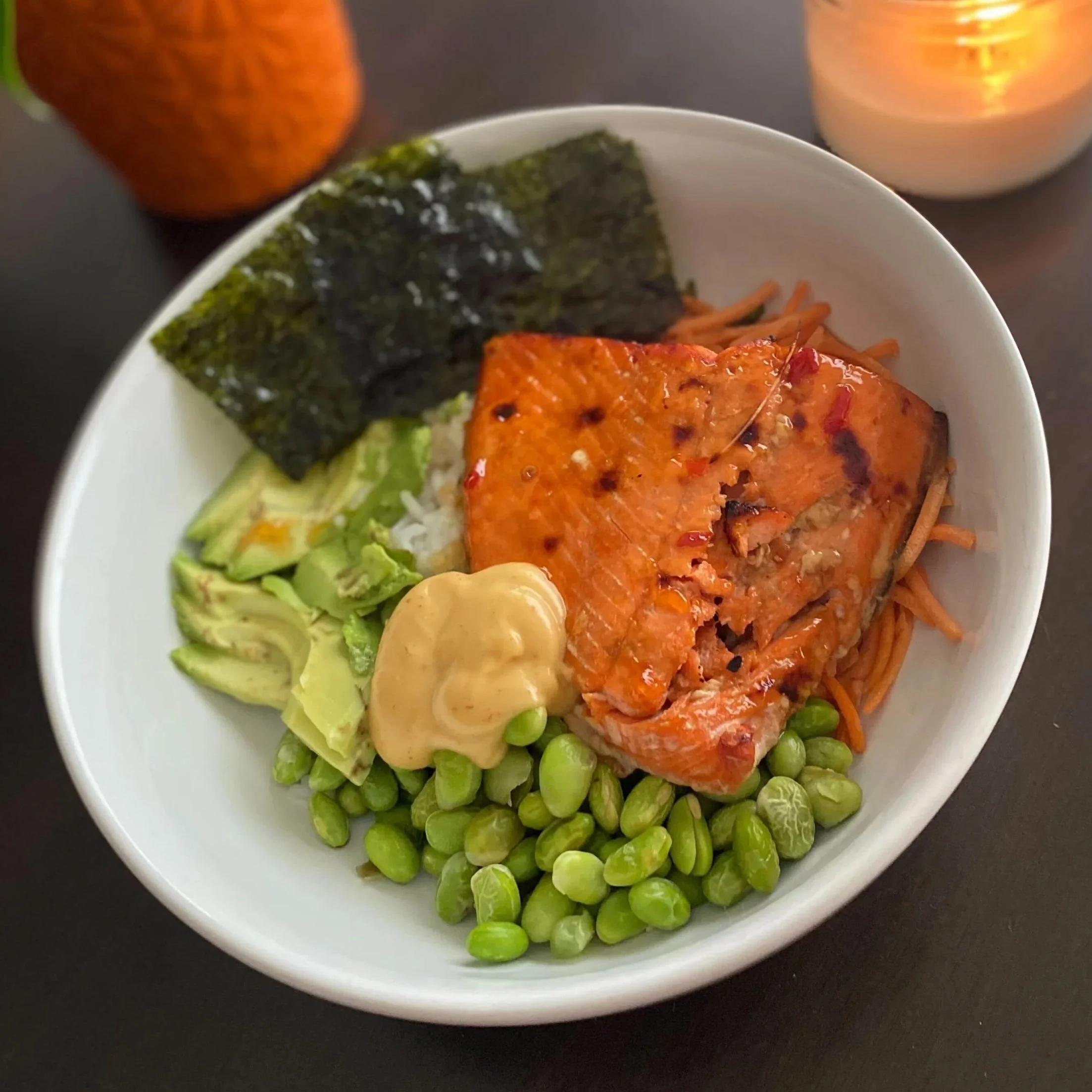 20-minute salmon bowl