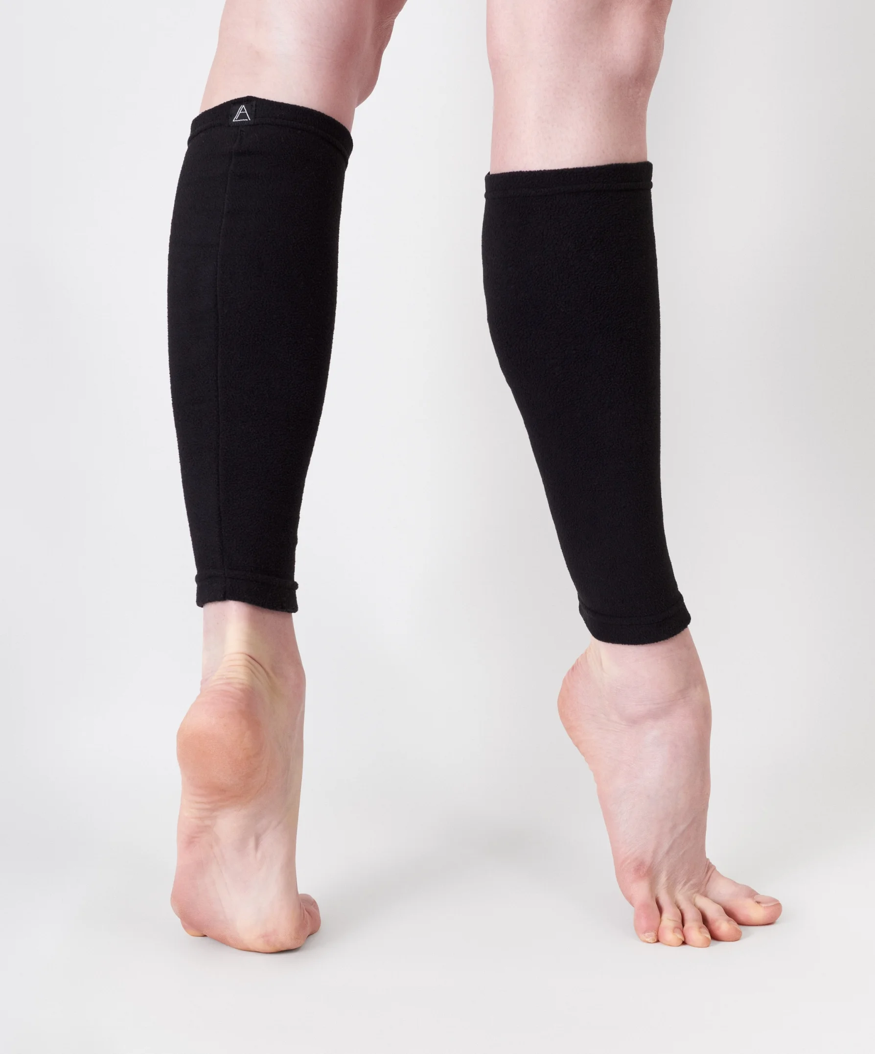 Micro fleece fitted ballet calf warmers.