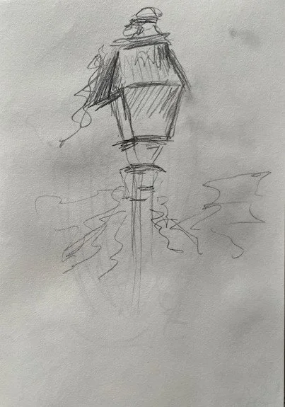 La lumière (the lamppost)