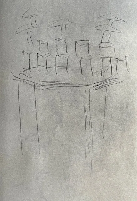 Les cheminées (the chimneys)