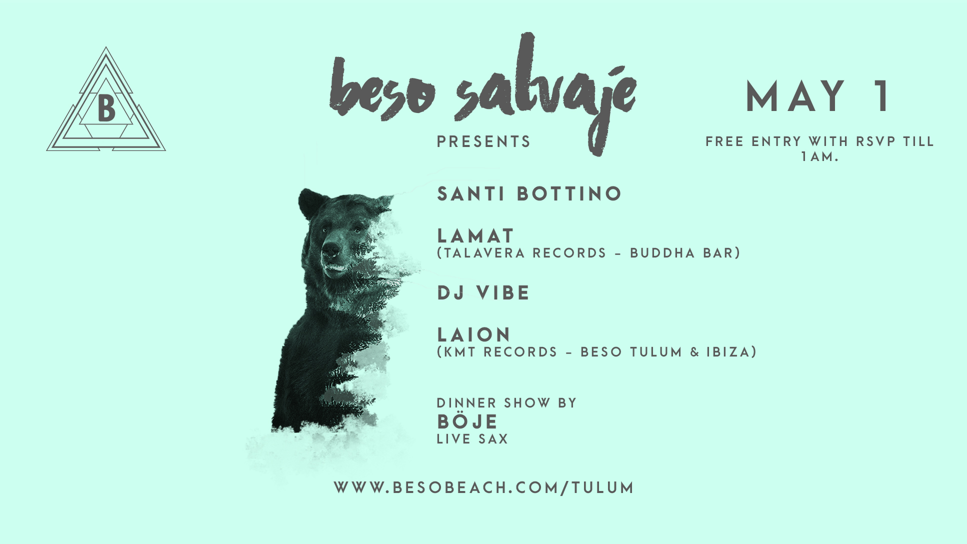 Santi Bottino/ Lamat/ Dj Vibe/ Laion by Beso Salvaje