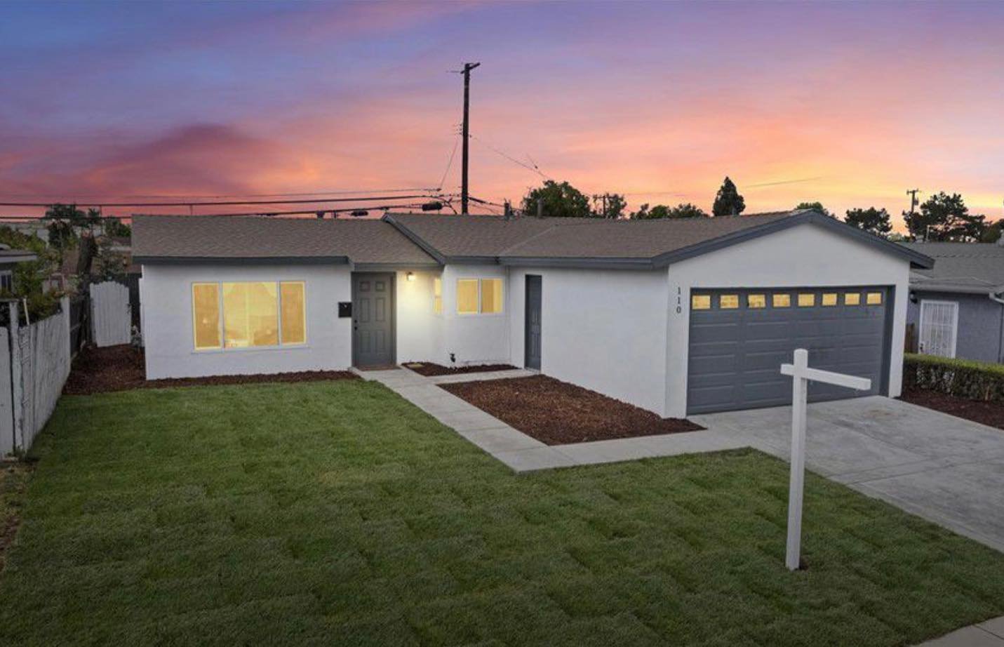 Completely remodeled 3 bedroom 2 bath. This family home has new flooring, new kitchen cabinets, stainless steel appliances, and new central AC/Heat. Both bathrooms are completely upgraded with lavish design. Huge size backyard and VA buyers are welco