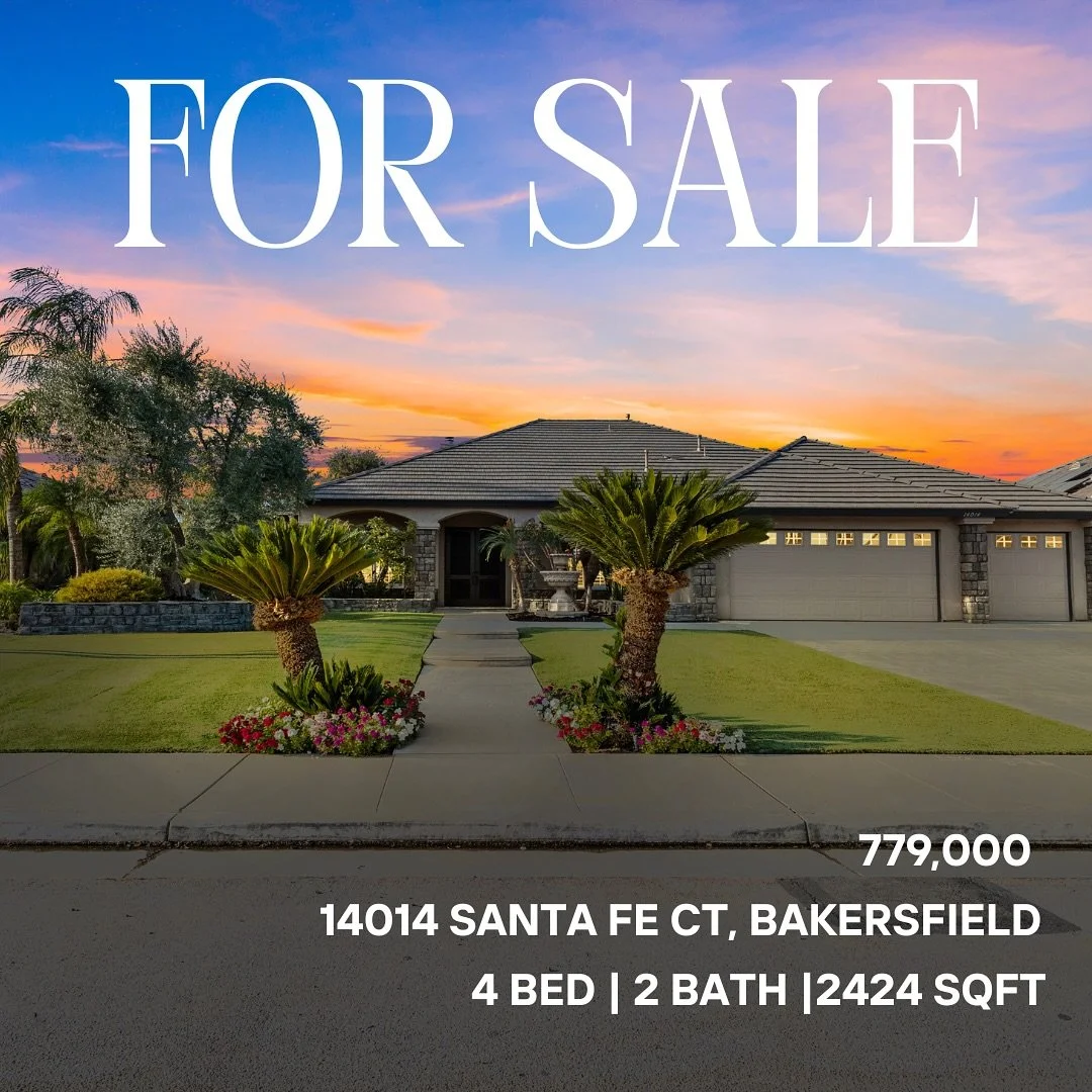 Just Listed in Bakersfield &bull; Fully equipped single story pool home 🏡 

Enjoy a home on a spacious lot, large enough to accommodate RV parking with a large backyard that would be perfect for hosting! The pool and covered patio, two fire pits, ma