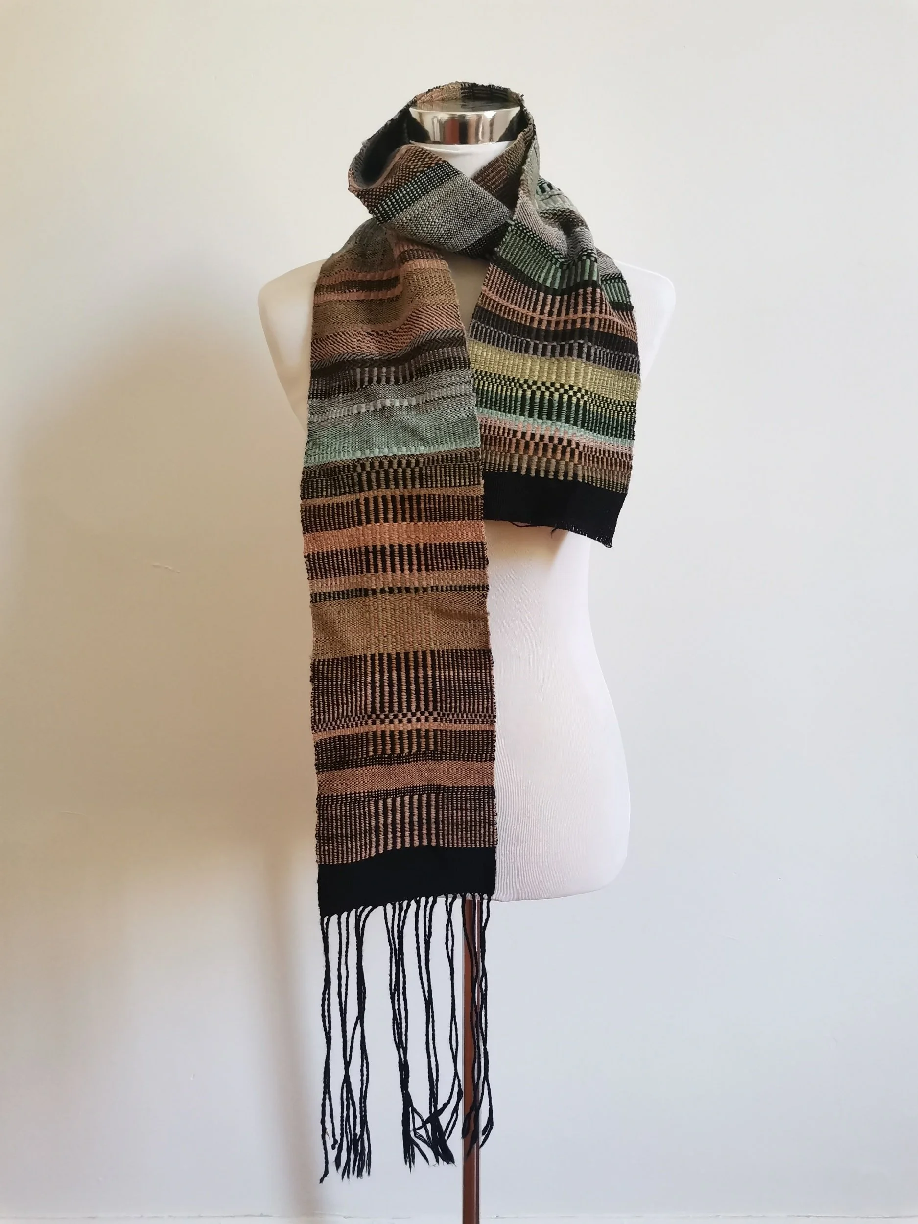 natural dyed scarf