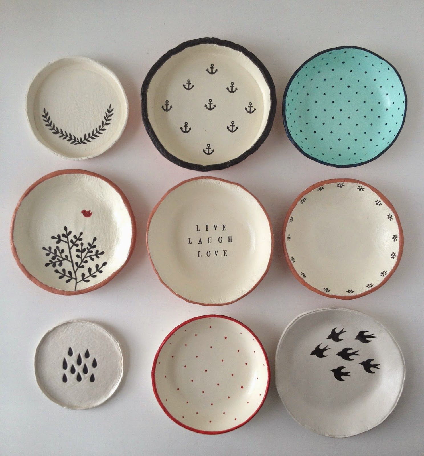 vintage plates style dishes