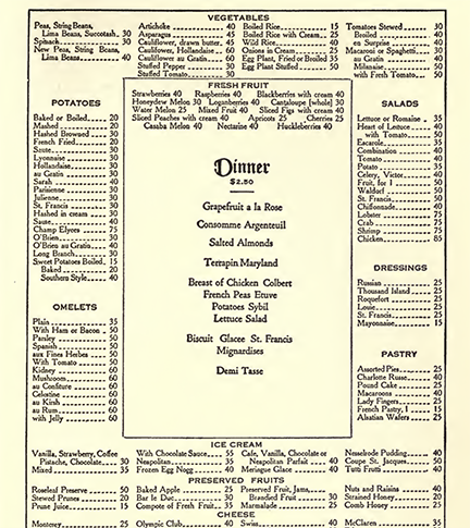 1911 The Hotel St. Francis Cookbook - FREE — Vintage Cookbooks