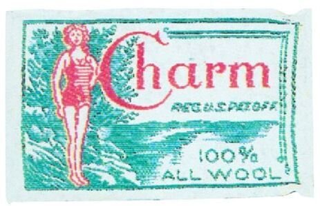 Vintage clothing label