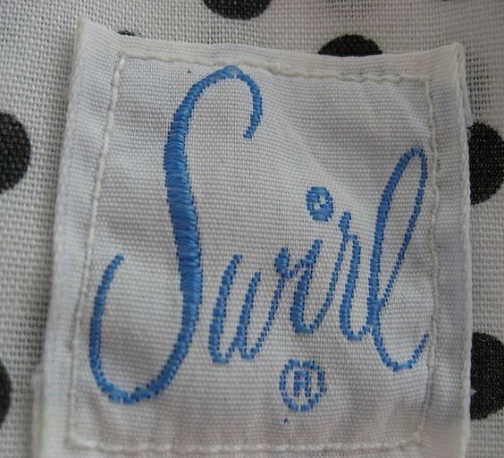 Vintage clothing label