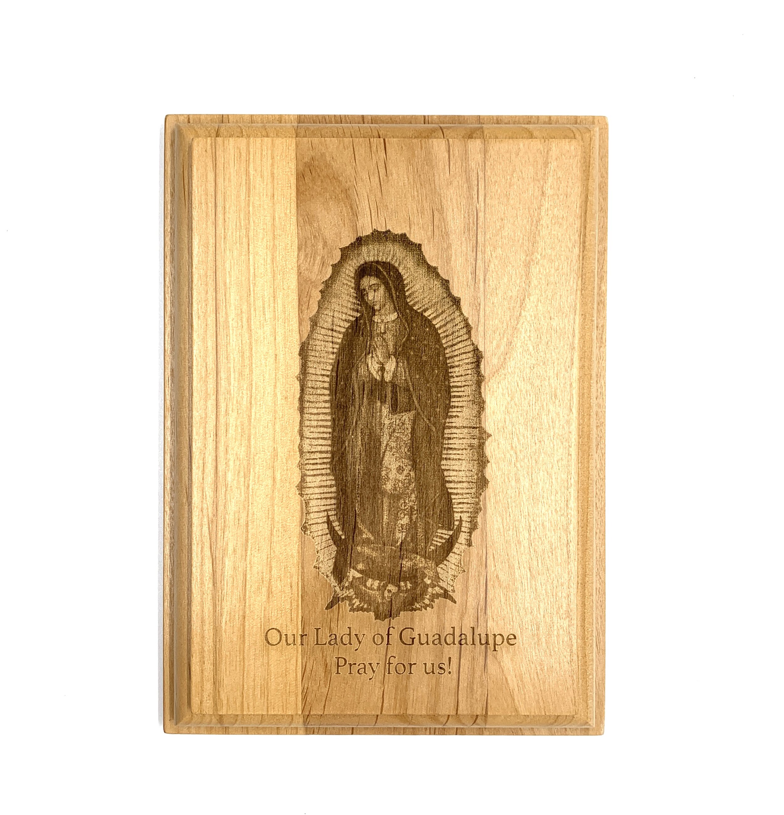 Our Lady of Guadalupe Wood Plaque