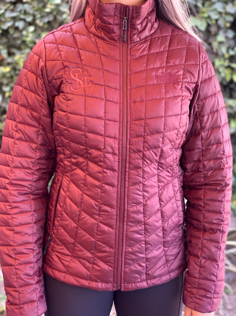 North Face Jacket - Maroon - Women's