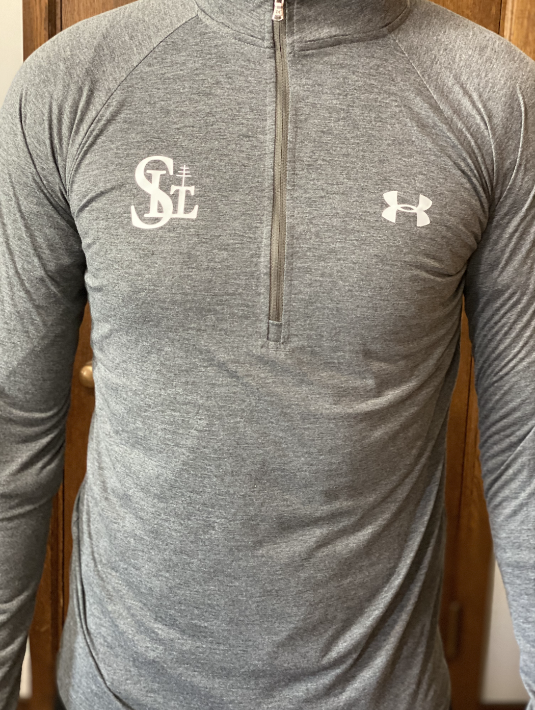 UnderArmour Half Zip - Men's - Gray