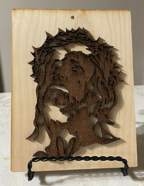 Christ Wood Plaque