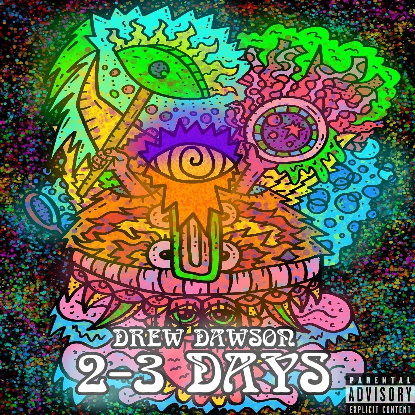 Cover art for my next single &ldquo;2-3 Days&rdquo; out next Friday 5/26! This song is about staying up for days partying with my friends :) Made by the talented @mikemcpuff