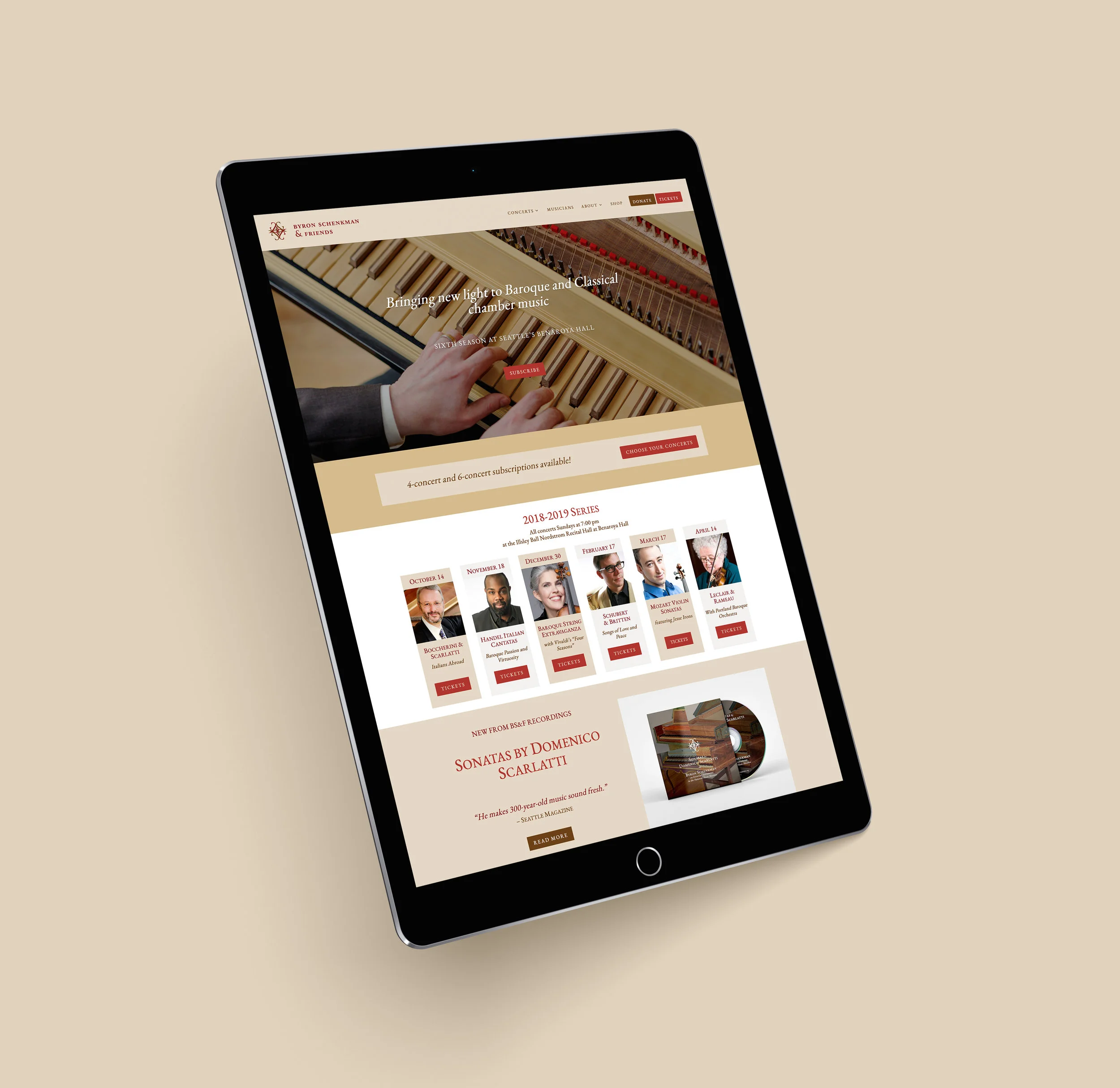 Byron Schenkman &amp; Friends | Website &amp; Brand Refresh