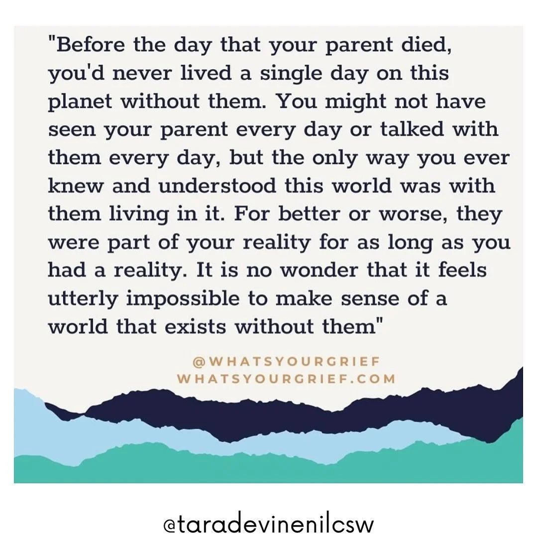 Thank you @whatsyourgrief for this beautiful post.  Thinking of everyone this weekend who may struggle with Father&rsquo;s Day.  Hope you know you&rsquo;re not alone. 🤎

#father #fathersday #fatherloss #parentloss #grief #loss #dad #griefandloss