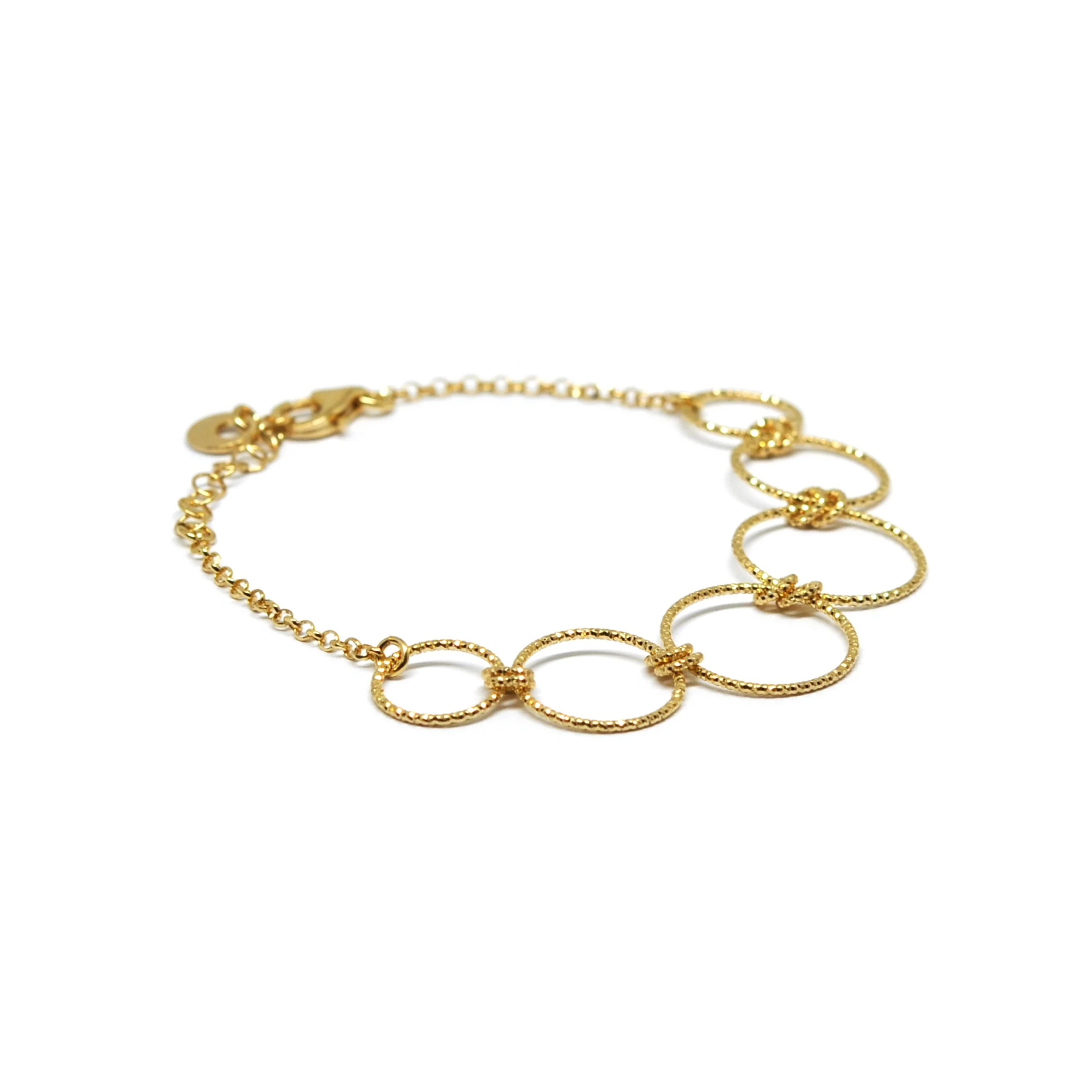 Sterling Silver with Gold plating Bracelet