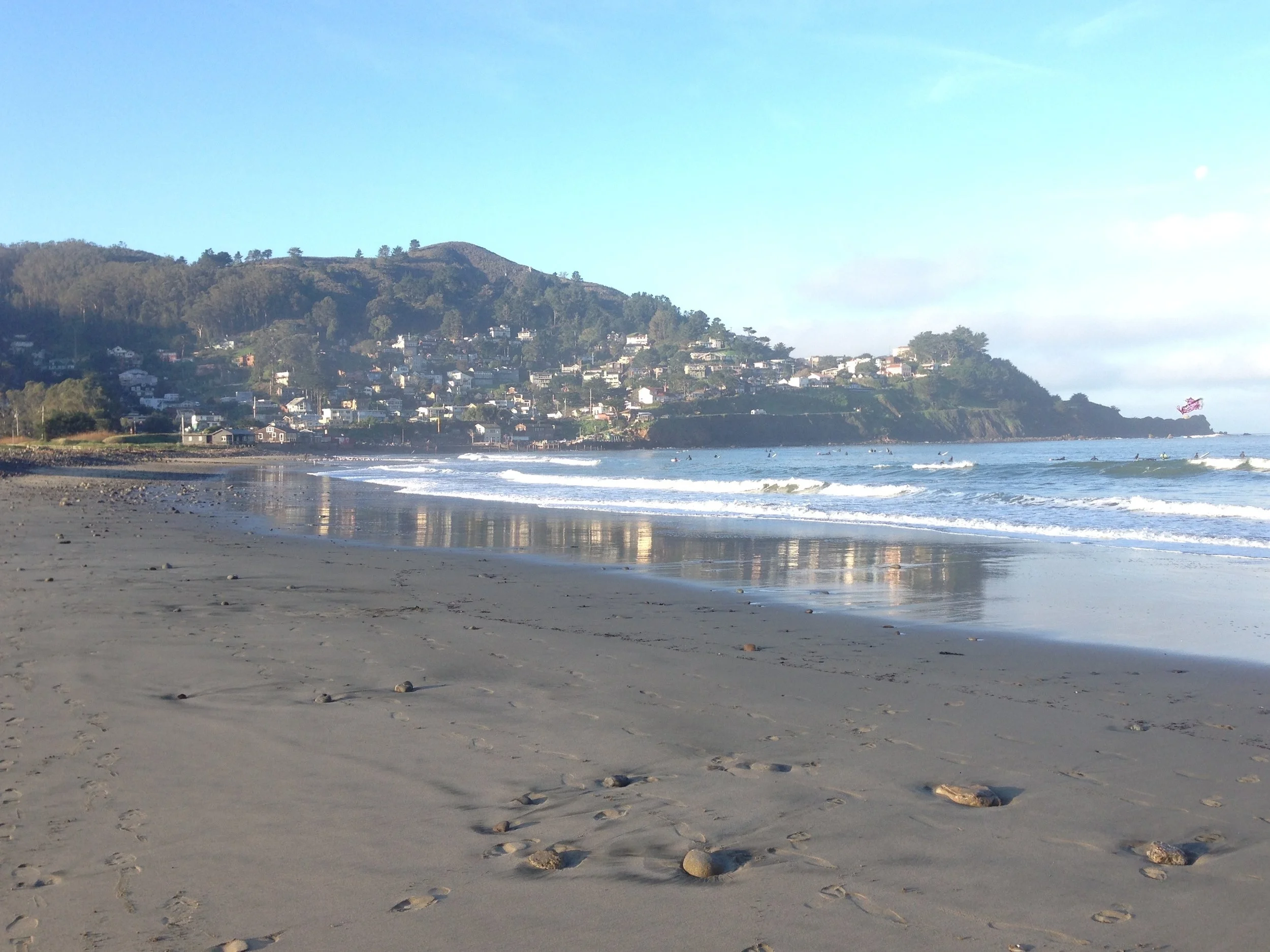 Dad lived right across from this beach. The morning after we lost him, I woke up after a few hours of sleep and went here alone to process his passing.