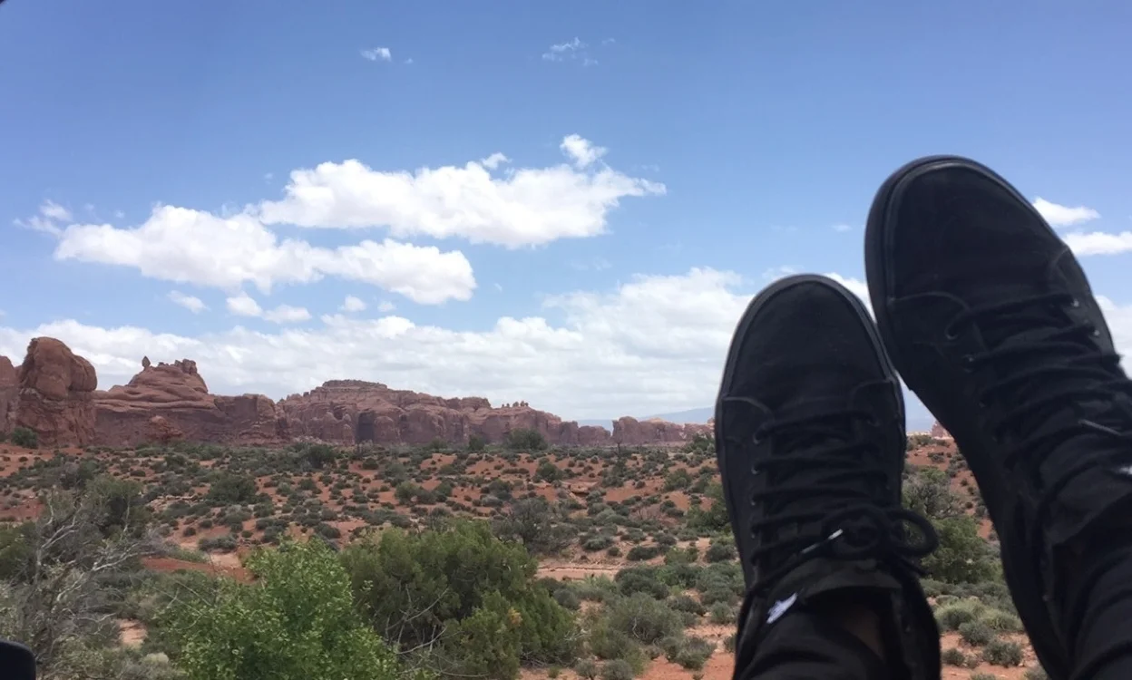 Arches National Park, Utah: I had never heard of any hiking shoe brands when I went on my first hike. Shit! I didn't even know what hiking boots even looked like!