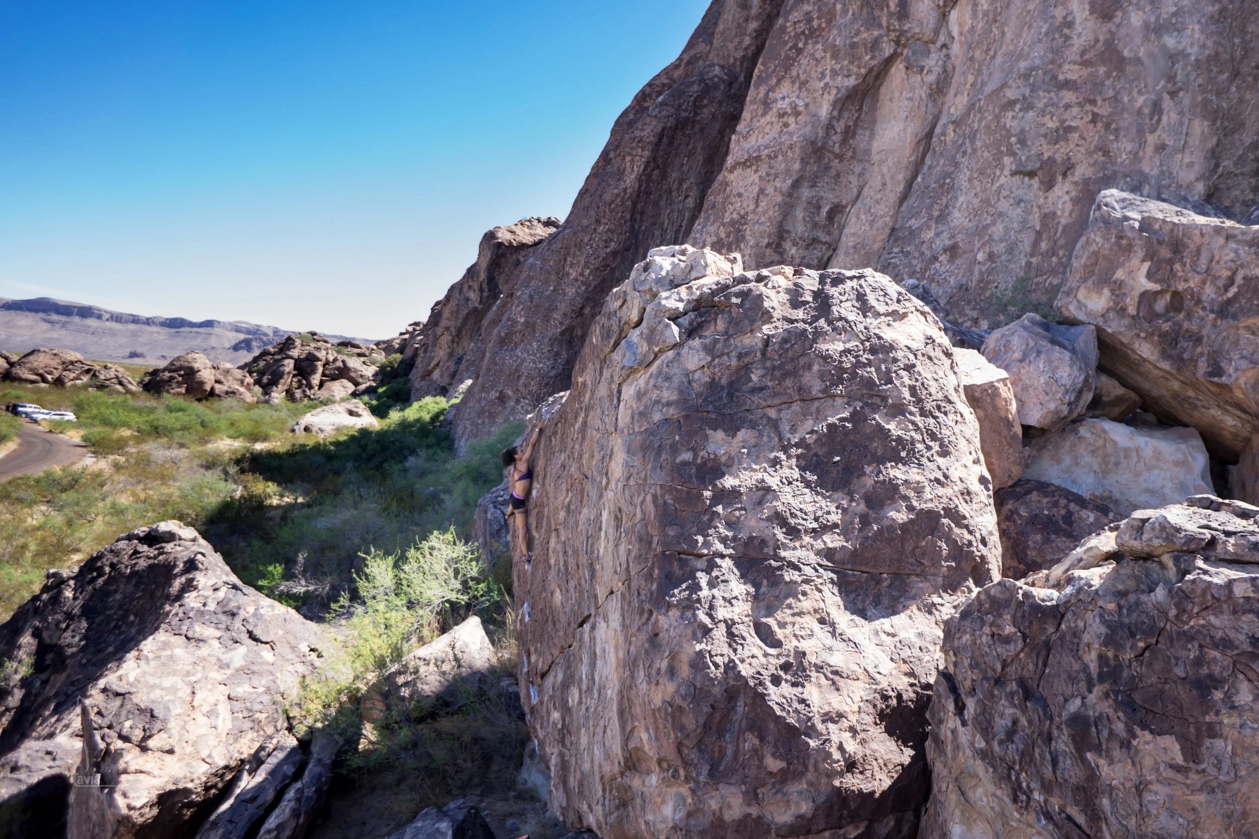 This is Melon Patch V0. At the top, I definitely wanted to come down, but I fought through the fear to top it out. 