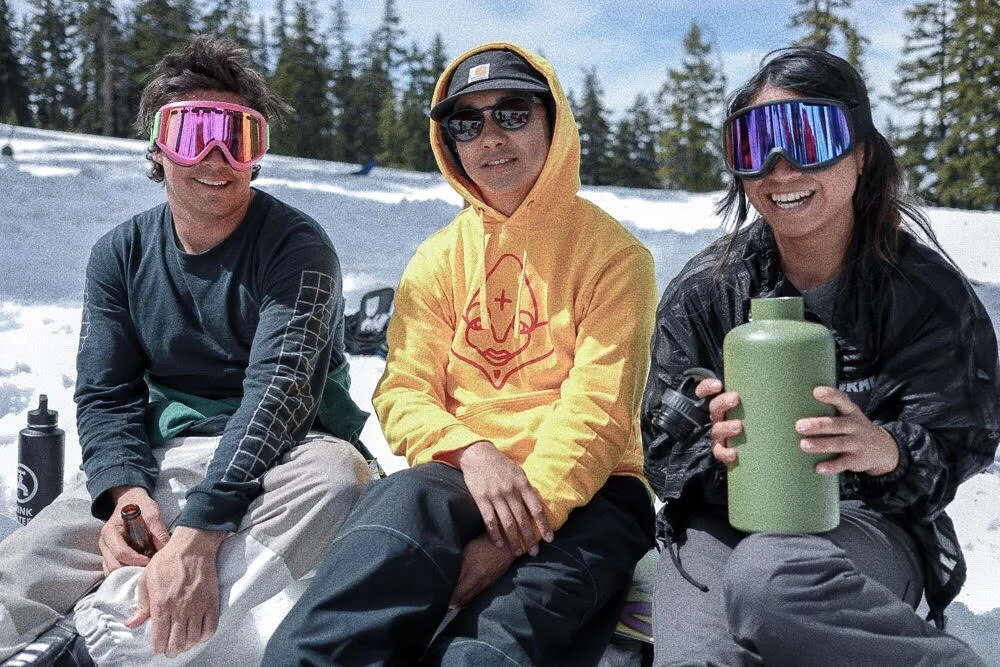 Soy Sauce Nation co-founders Andrew Kelly (m) and Nirvana Ortanez (r). Photo courtesy of Gill Montgomery.