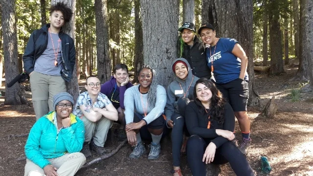 Wild Diversity adventurers on a POC backpacking trip.