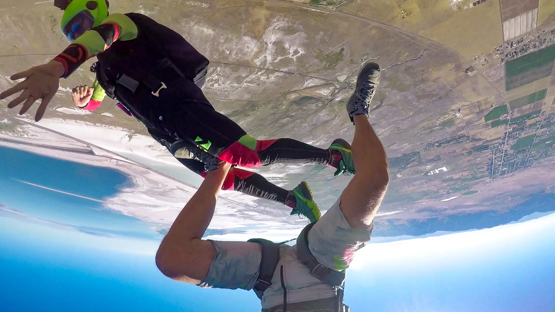 There’s a fair amount of trial and error involved in learning how to fly your body. Oops. Photo credit: Alec Sherwood .