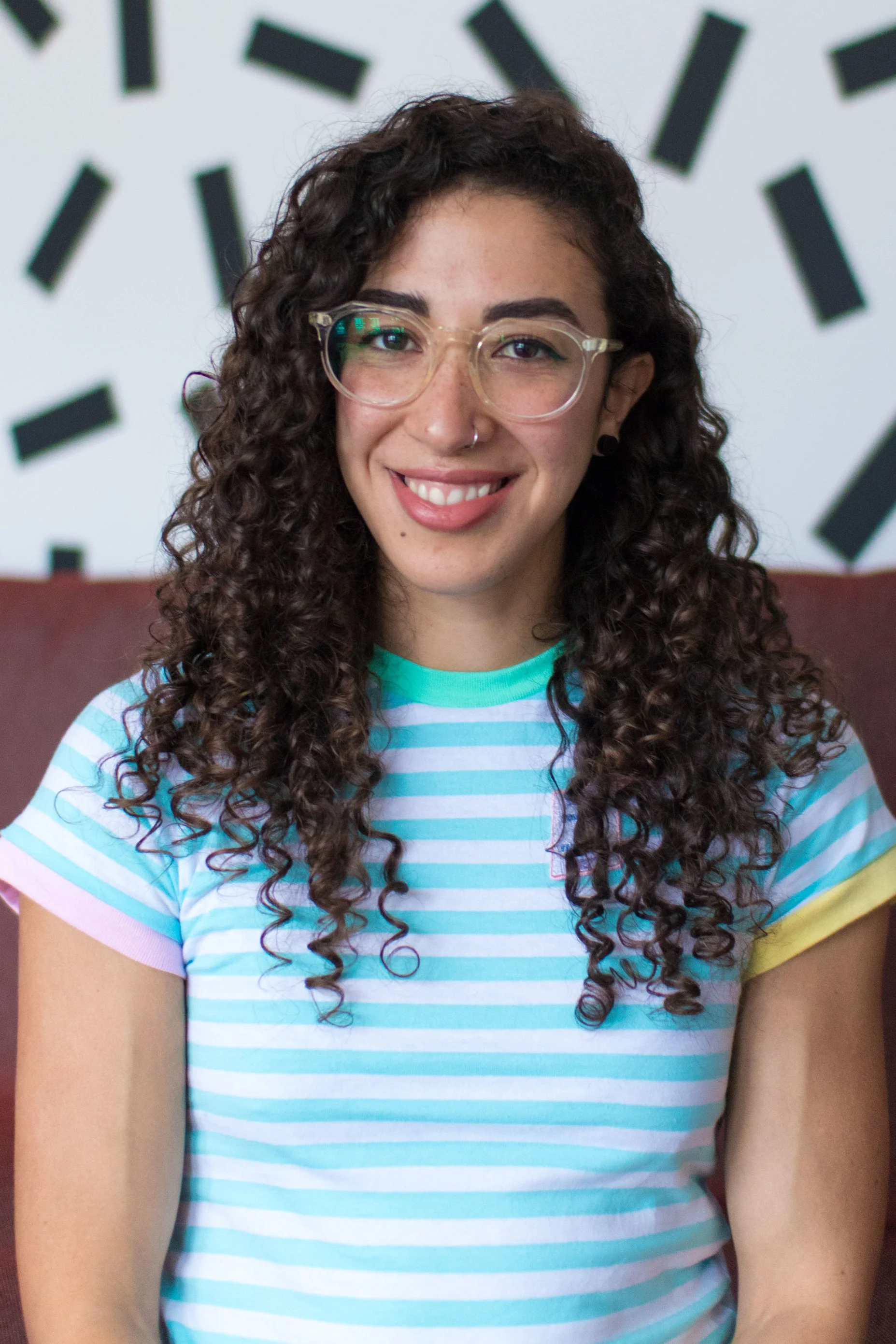 Portrait of Dr. Heidy Khlaaf, a climber and computer scientist living in London. Photo courtesy of Ziyad Soobhan