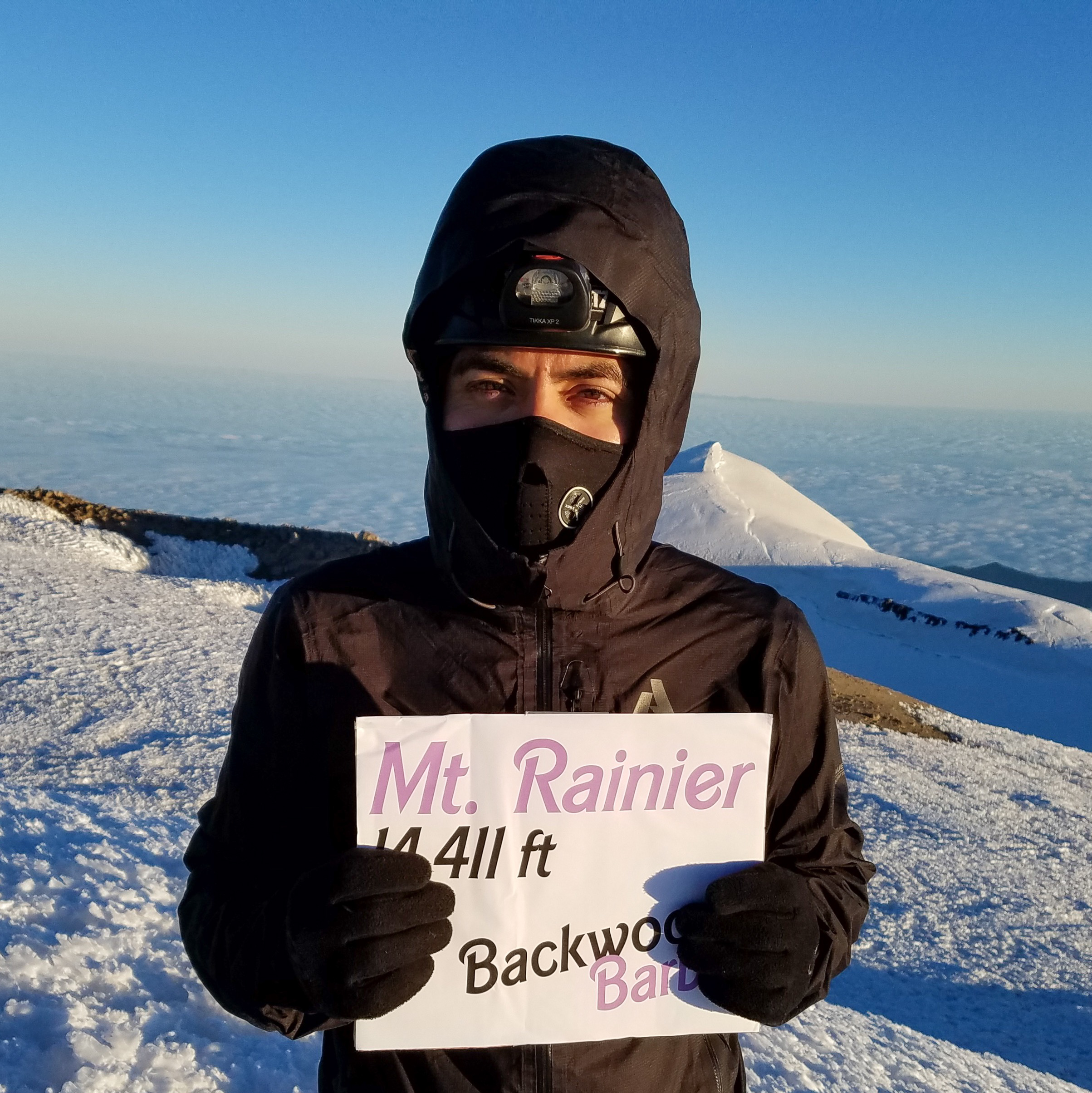 Bam Mendiola on Tahoma (Mt. Rainier)