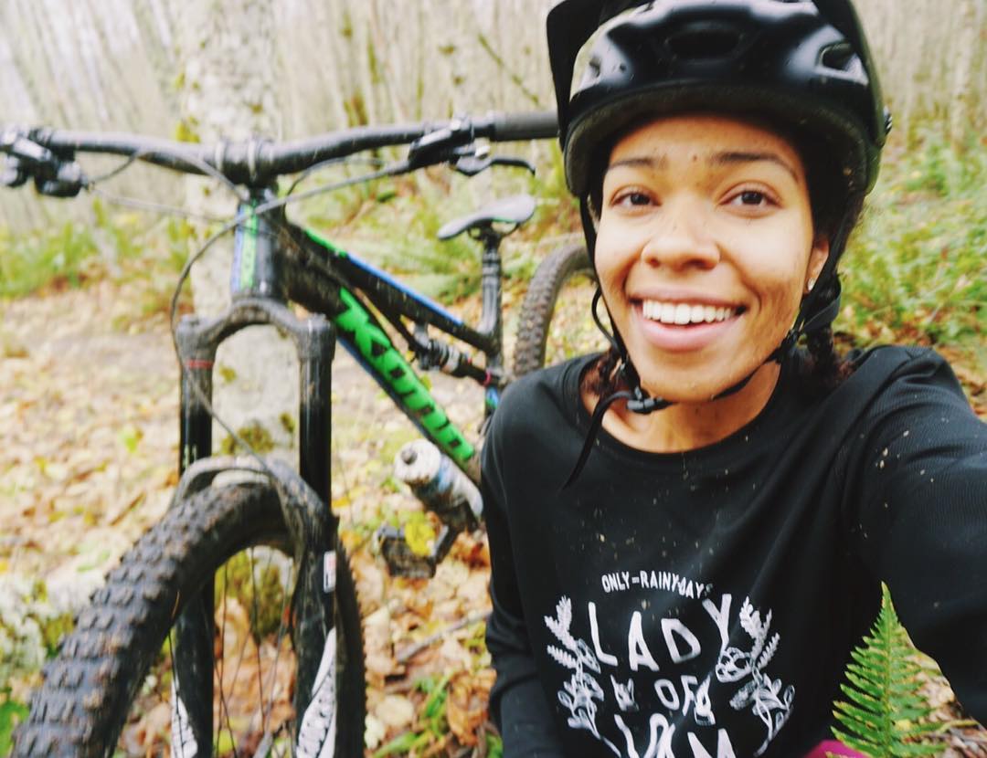 Brooklyn is a mountain biker, skier and artist living in the Pacific Northwest. Photo courtesy of Brooklyn Bell